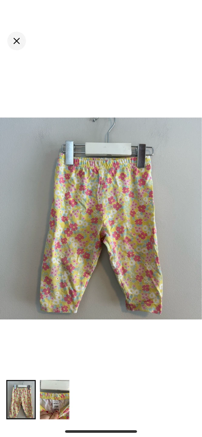 Carter's Floral Leggings - 24 Months