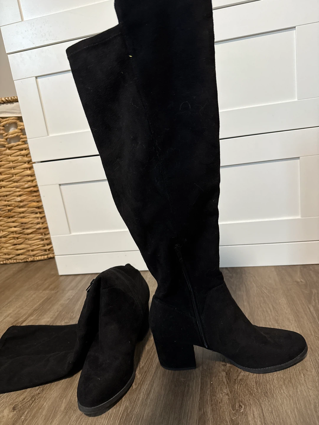 call it spring knee high boots (suede)