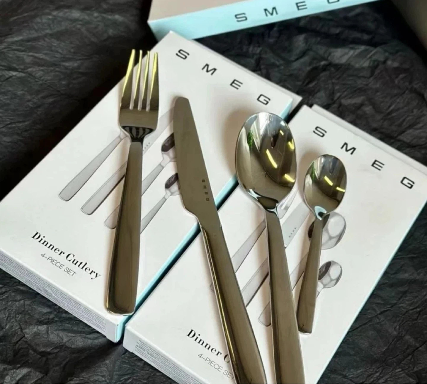 SMEG Dinner Cutlery 4-Piece Set - photo 3