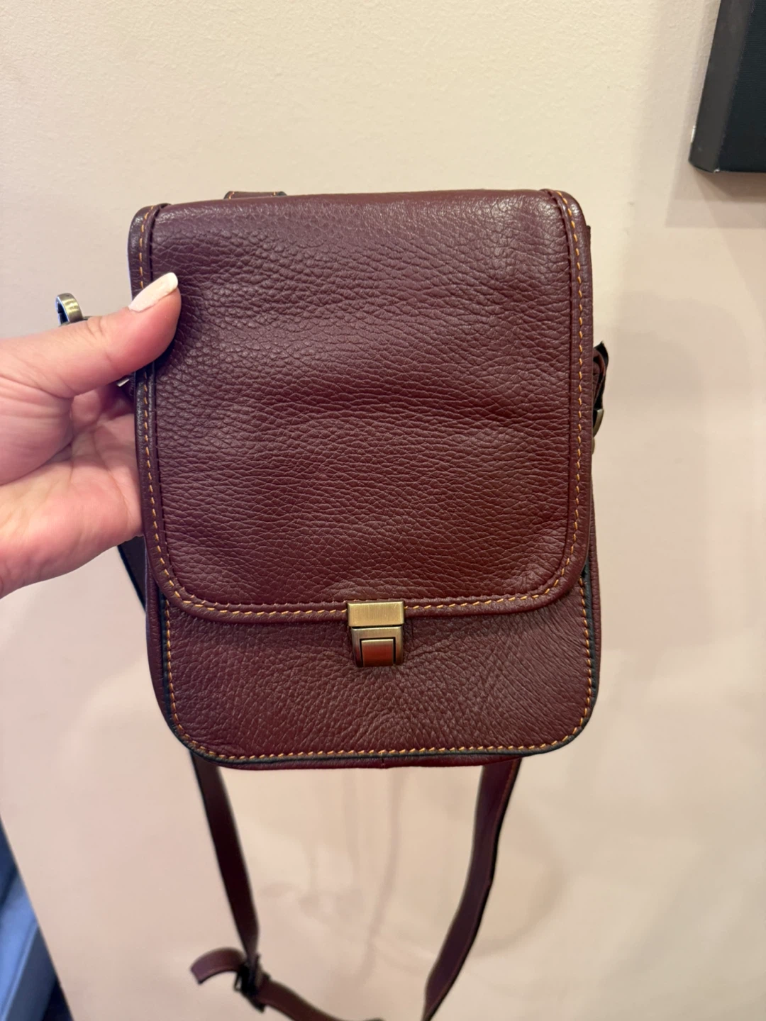 Real  Leather Crossbody Bag