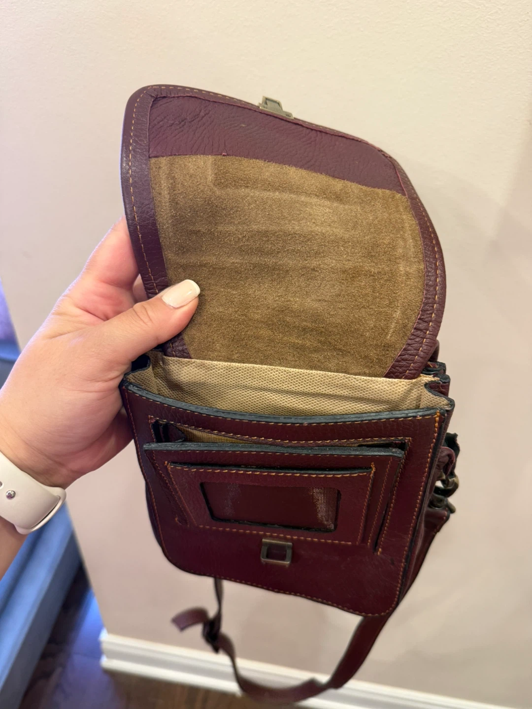 Real  Leather Crossbody Bag - photo 4