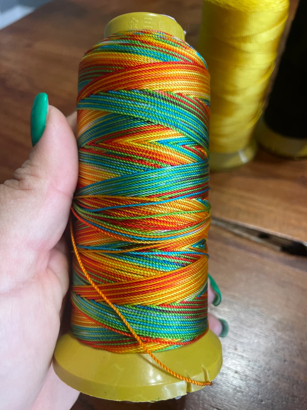 Spool of multicolour Nylon thread - photo 2
