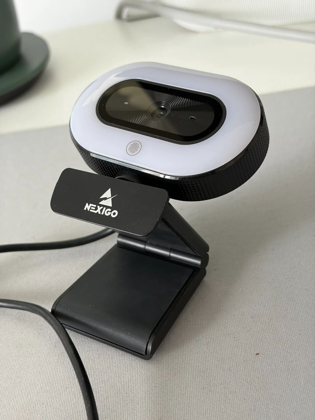 NEXIGO Webcam with Built-in Ring Light