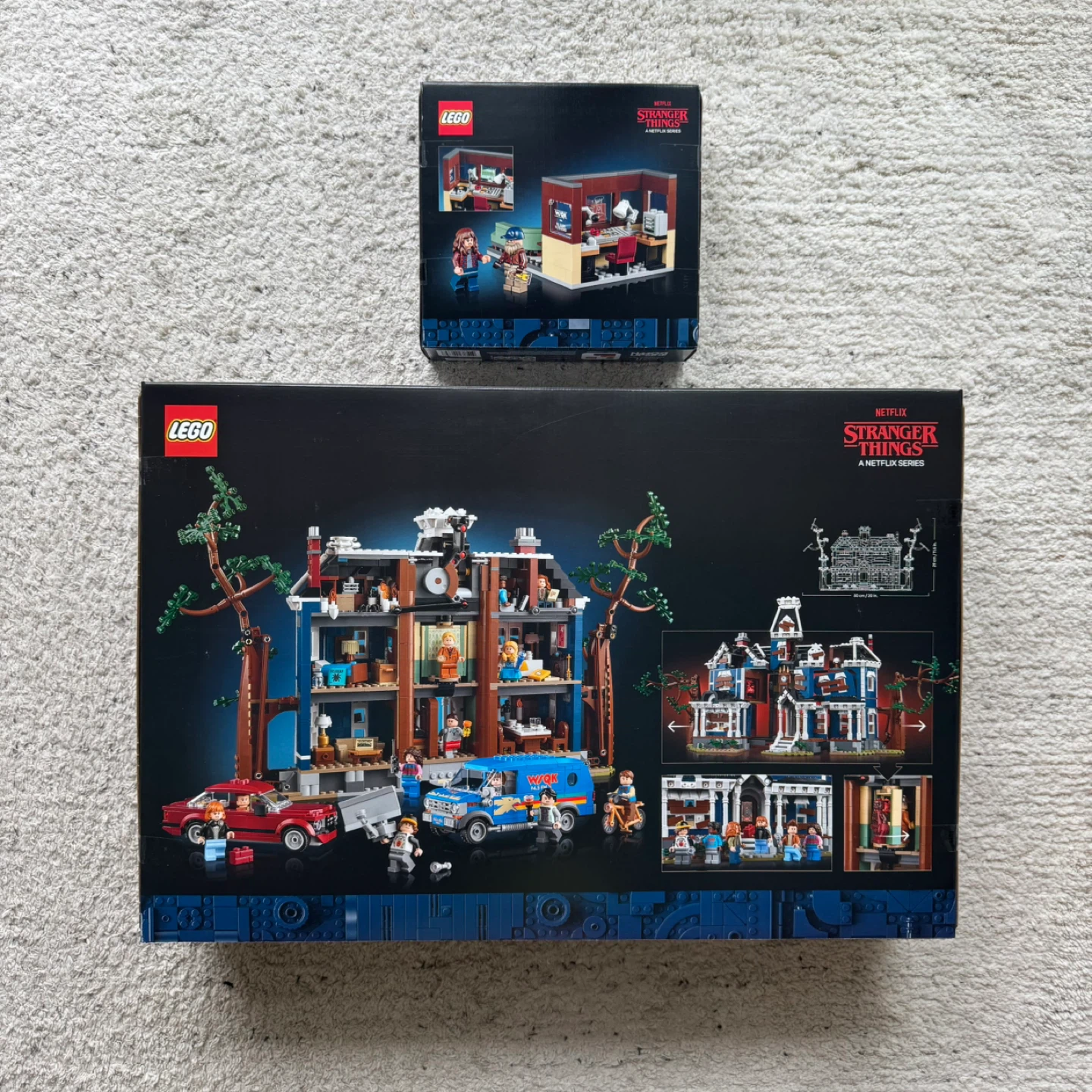 Lego Stranger Things The Creel House + WSQK Radio Station