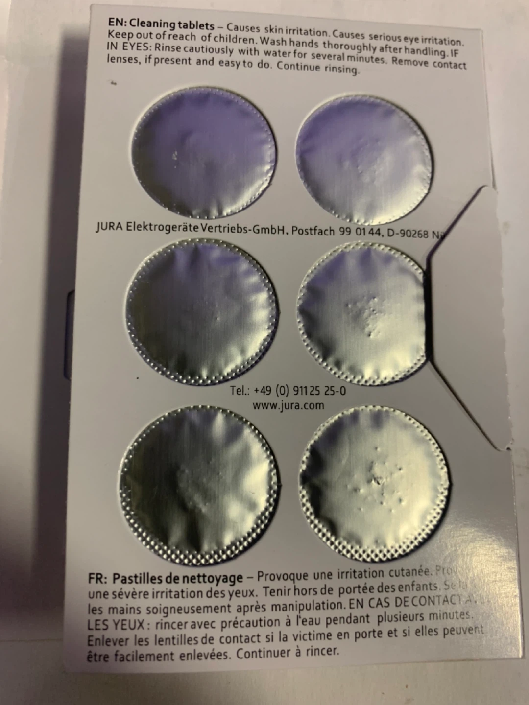Jura Cleaning Tablets (6 count) - photo 2