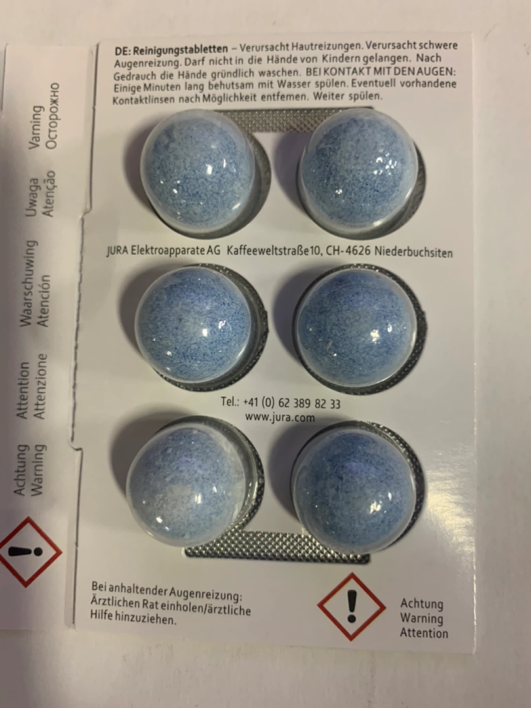 Jura Cleaning Tablets (6 count) - photo 4