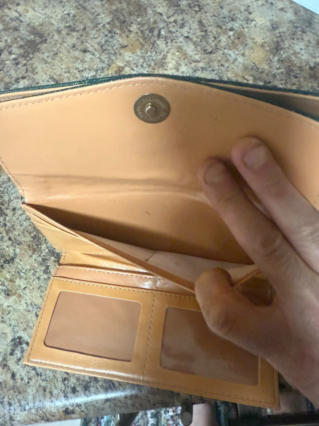 MANKO POLO Green Wallet - photo 3