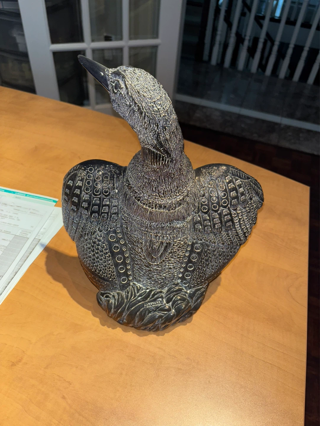 Metal Loon Sculpture - photo 2