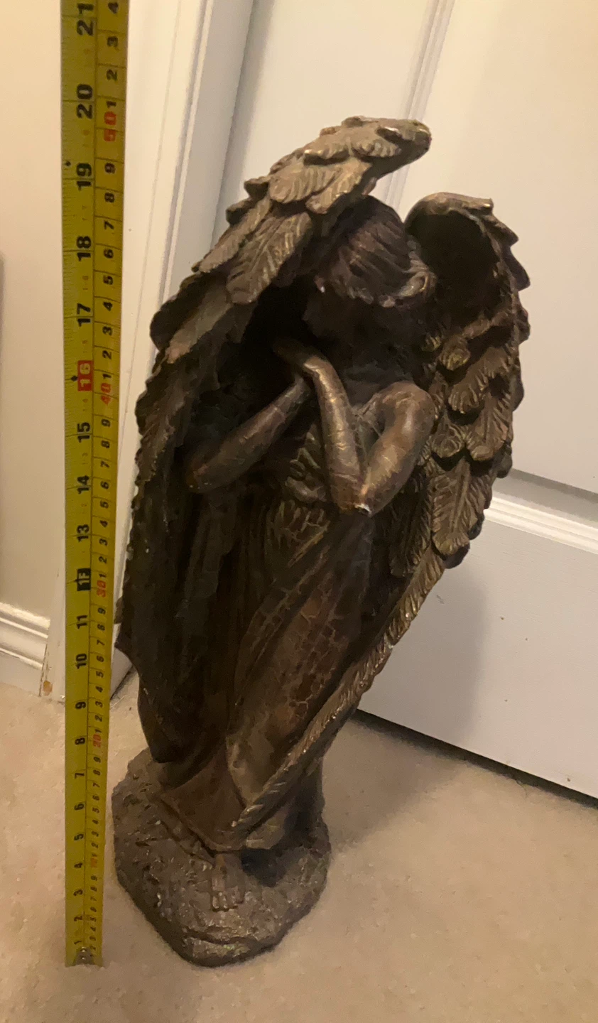 Bronze-tone Angel Statue - photo 3