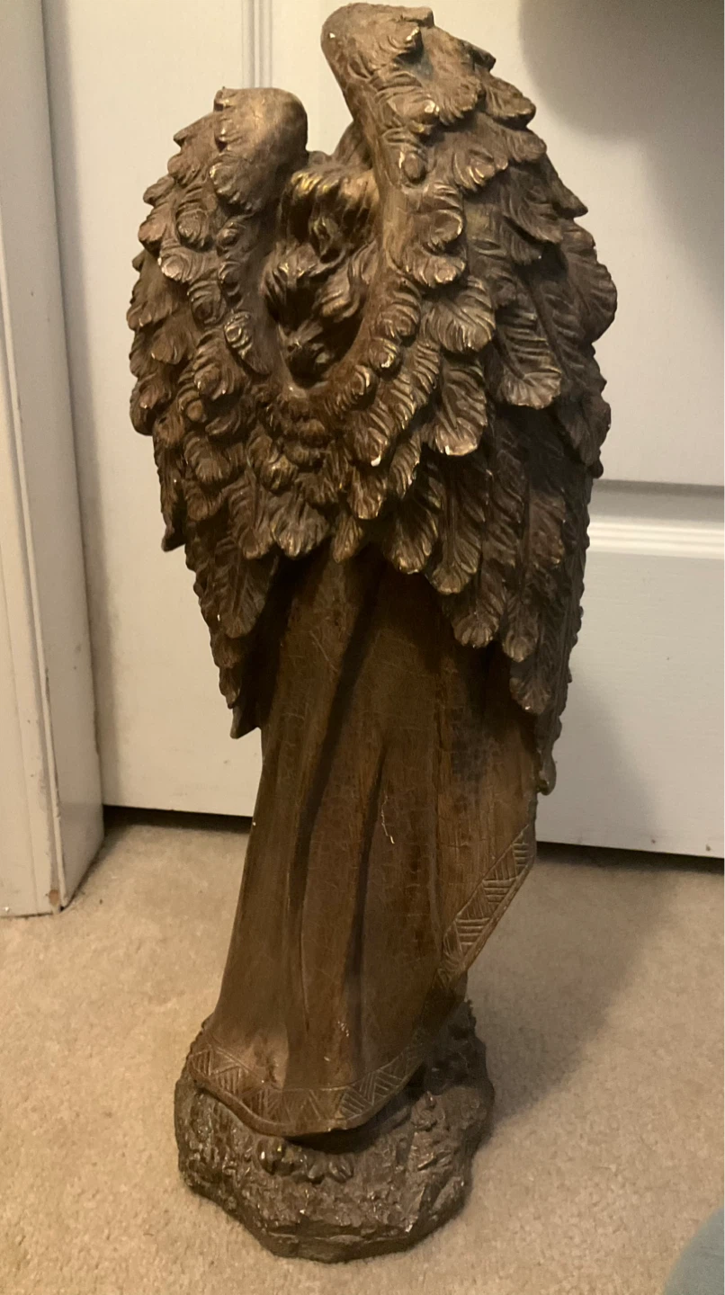 Bronze-tone Angel Statue - photo 2