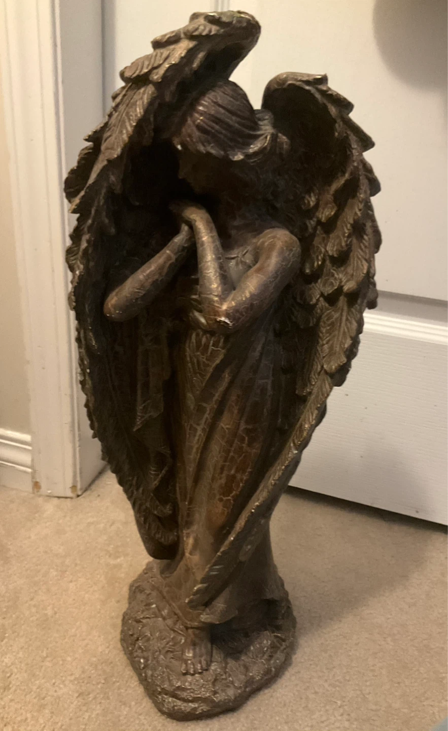 Bronze-tone Angel Statue