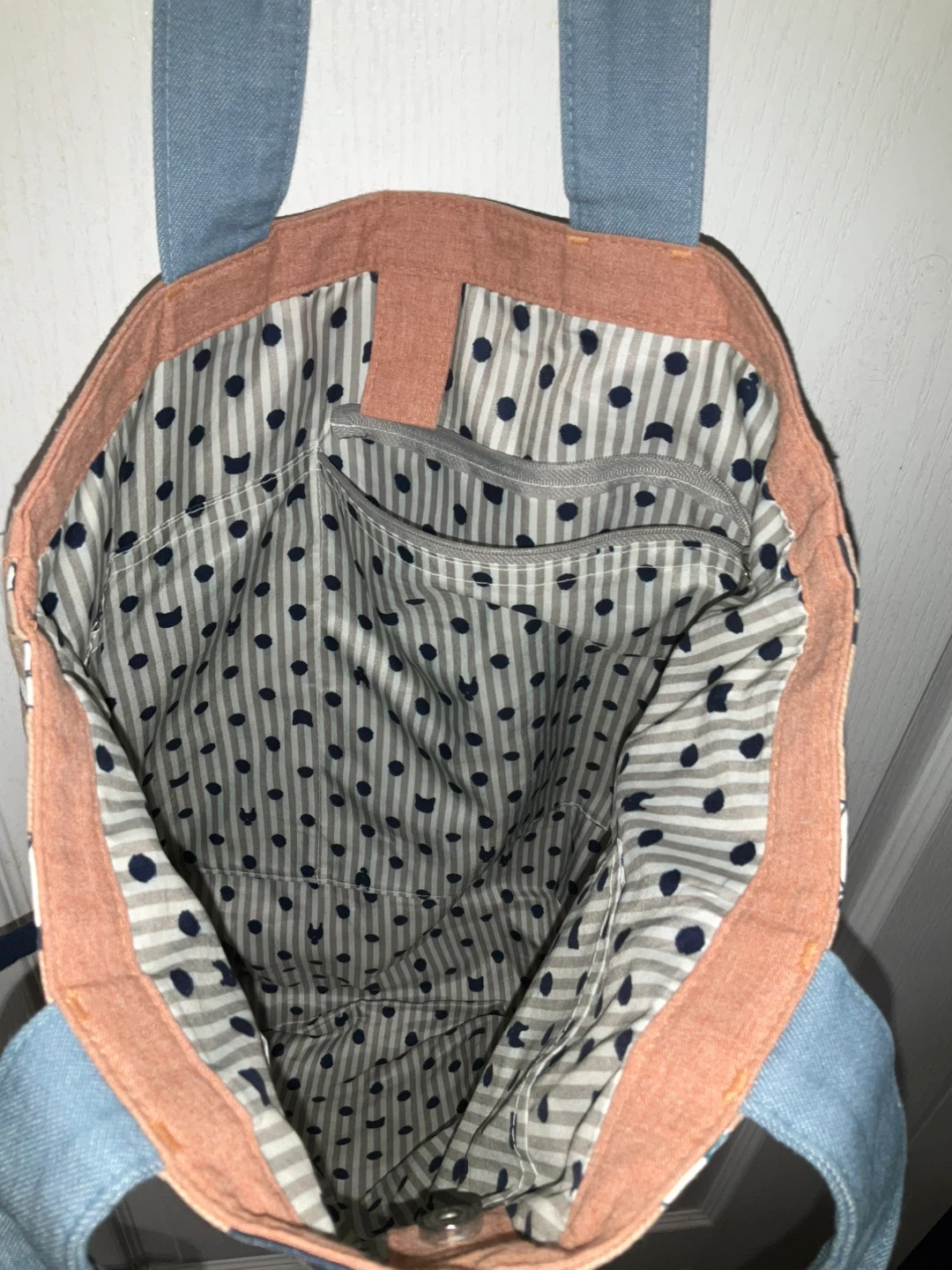 Piccolina Cat Print Tote Bag - photo 3