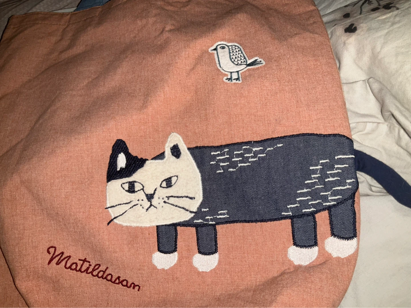 Piccolina Cat Print Tote Bag - photo 4
