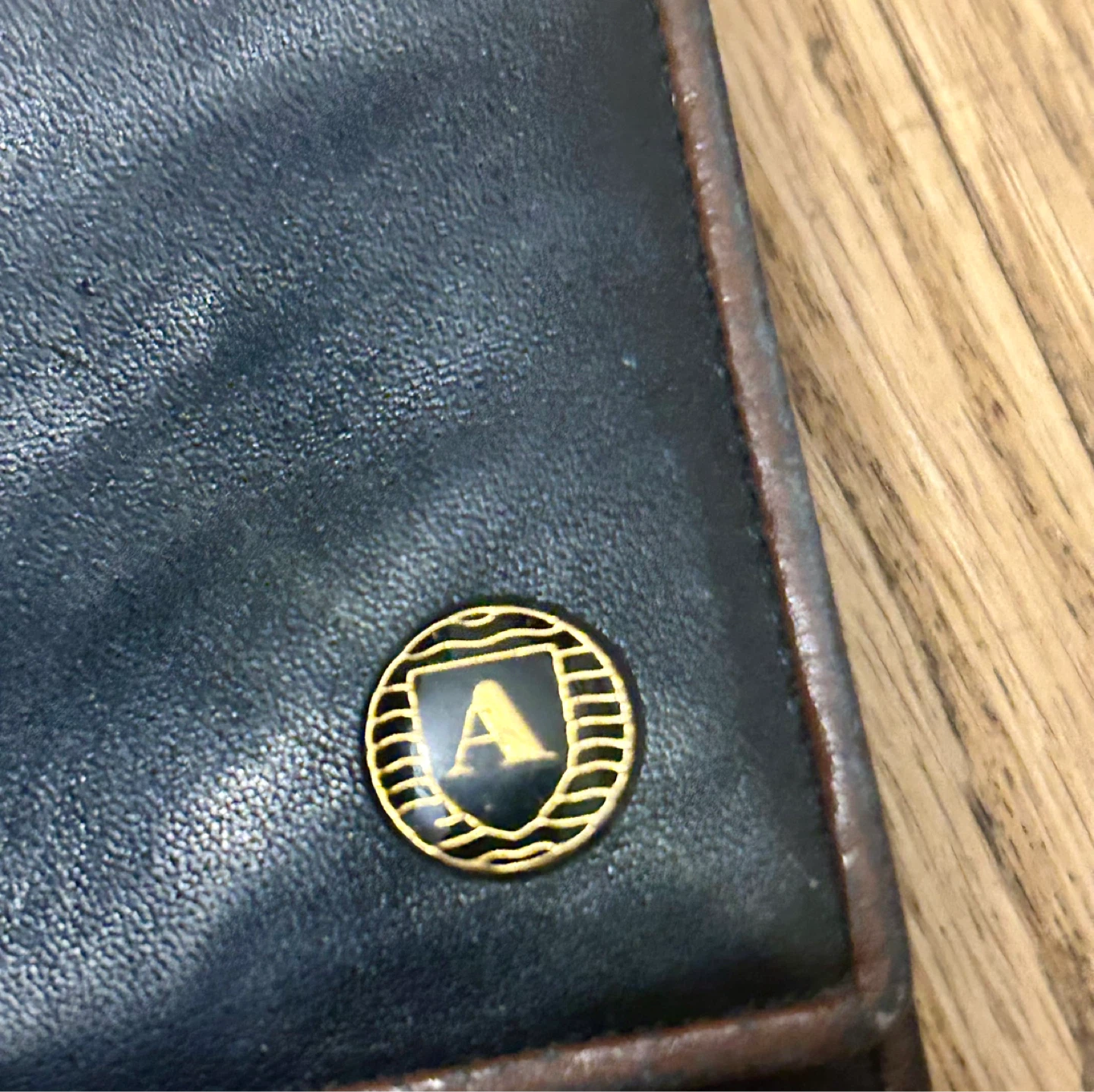 Vintage Aquascutum Black Leather Clutch Wallet - photo 2