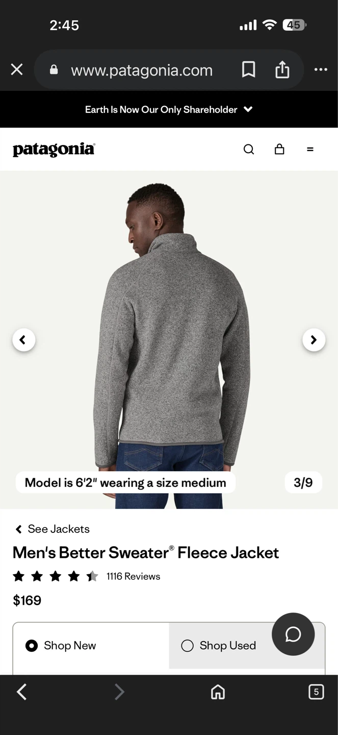 Patagonia Men's Better Sweater Fleece Jacket - photo 4