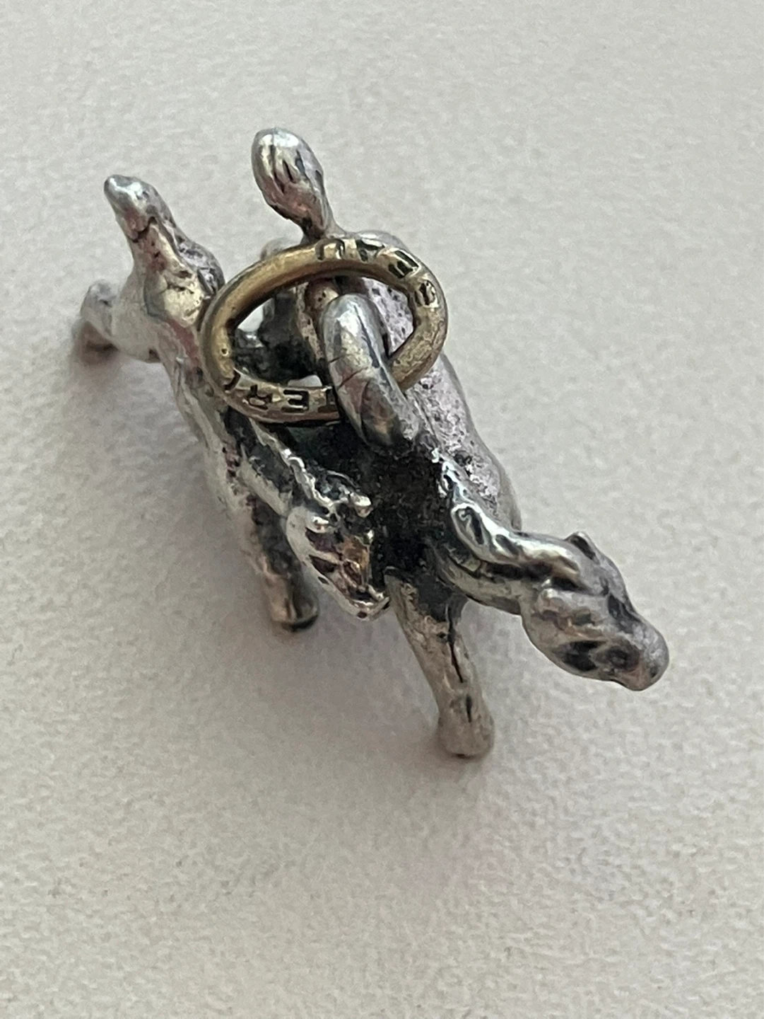 Sterling Silver Two Horses Charm - photo 4