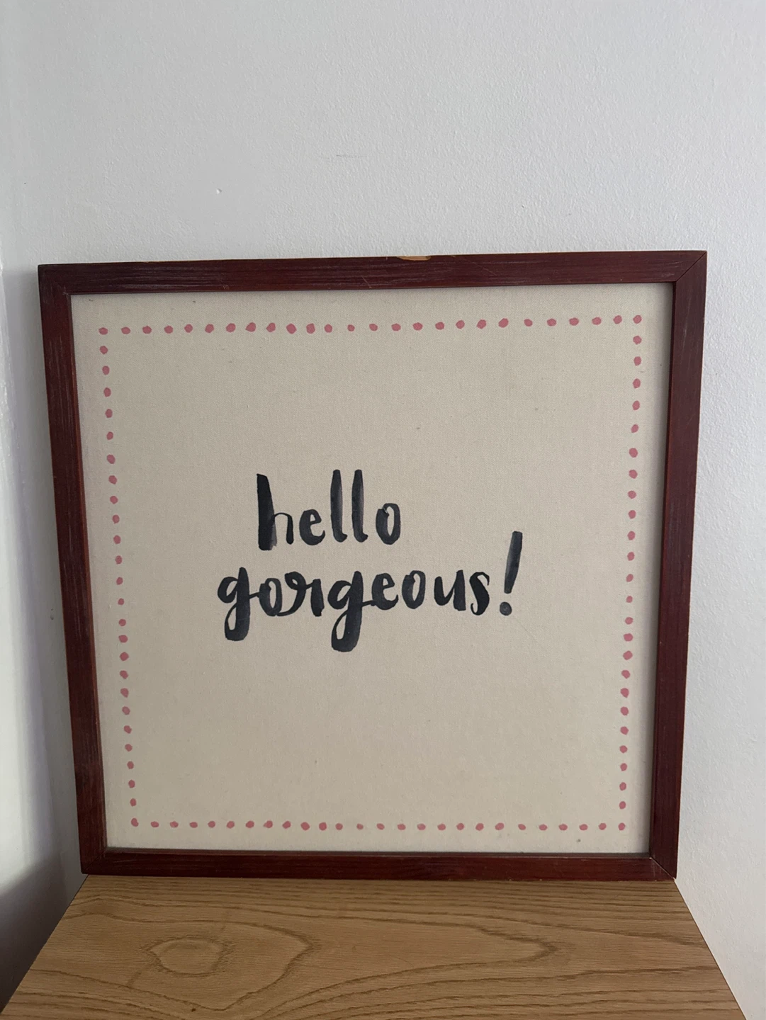 Hello Gorgeous Framed Wall Art
