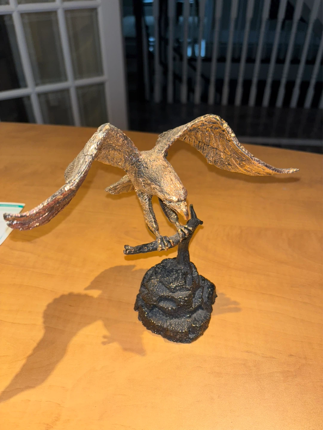 Bronze Effect Eagle Statue
