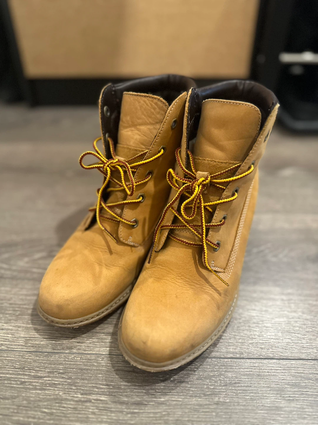 Timberland Wedge Heel Boots – Size US 7