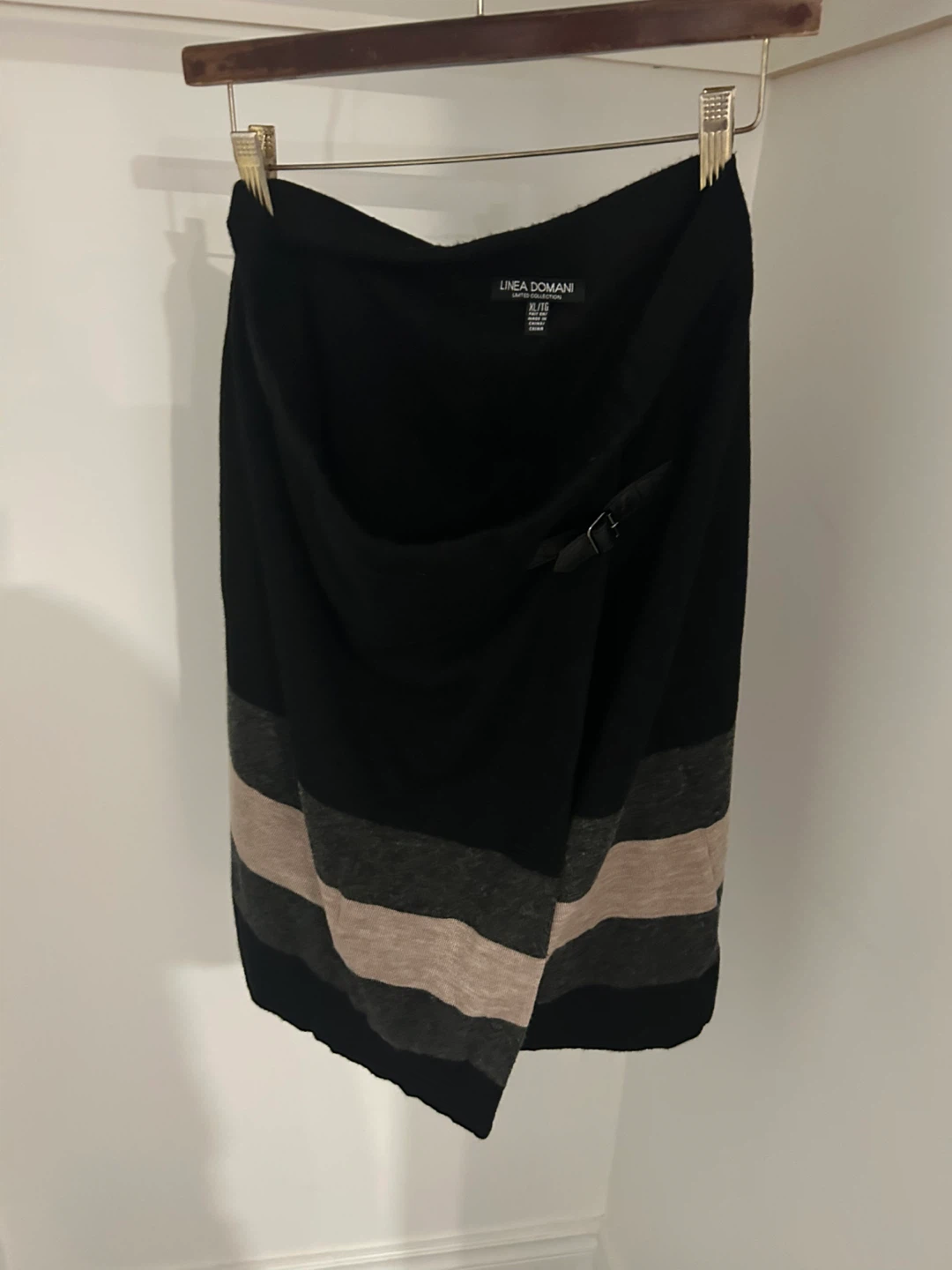 Outfit 3 pce. long sleeved shirt , skirt and sweater pink - photo 2