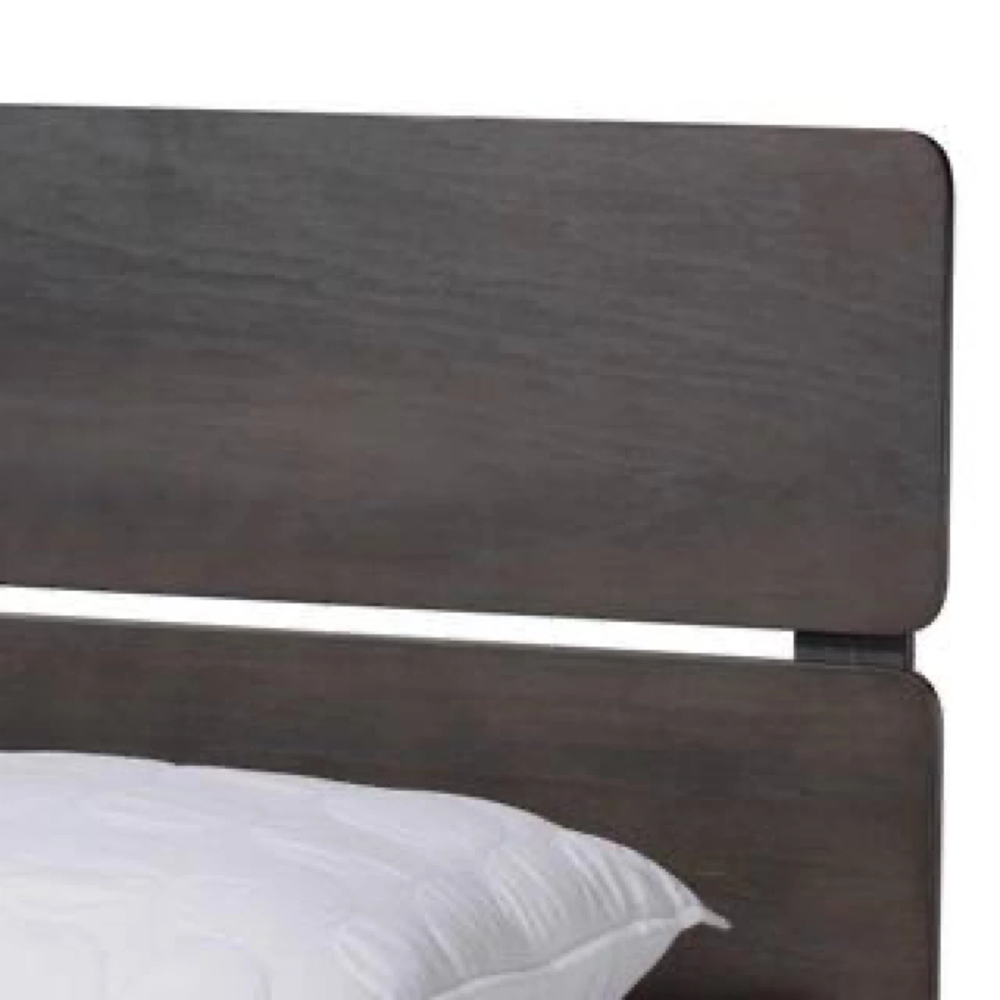 New Queen Size Gray Modern Wood Bed - photo 2