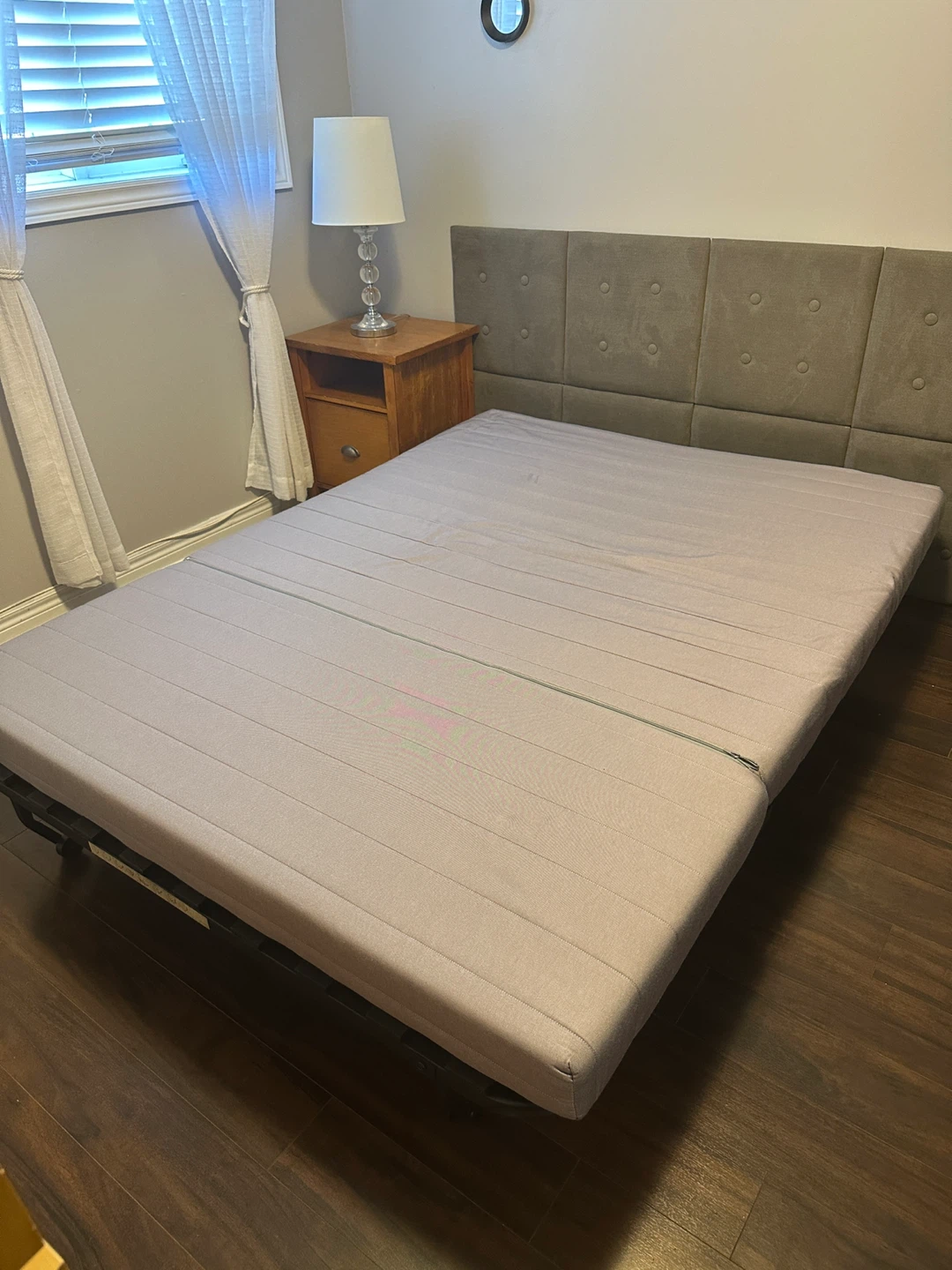 Ikea Sofa Bed with Cover and headboard - photo 3