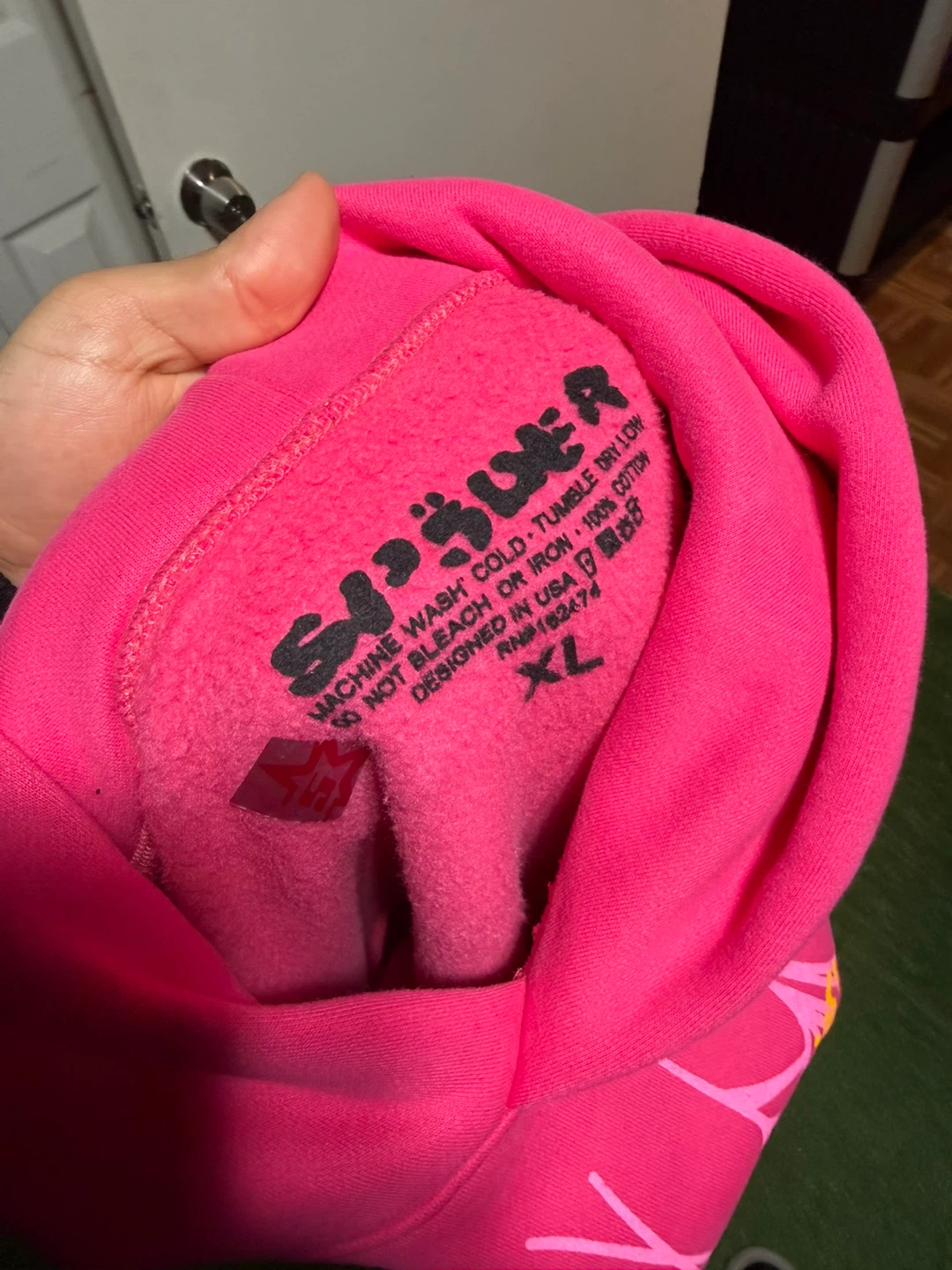 Sp5der Web Graphic Hoodie – Size XL - photo 2