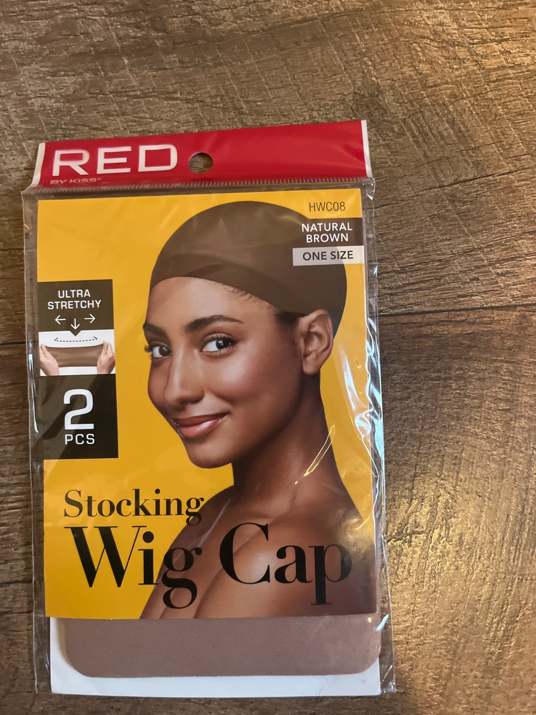 RED by KISS Stocking Wig Caps - Natural Brown (2 PCS)🌱
