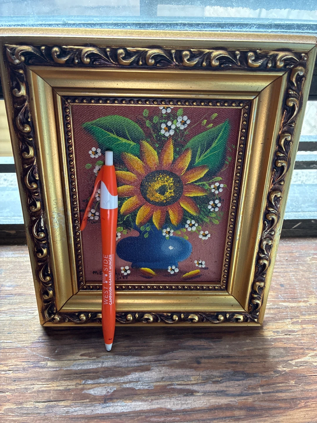 Small Framed Sunflower Painting 🌱 - photo 2