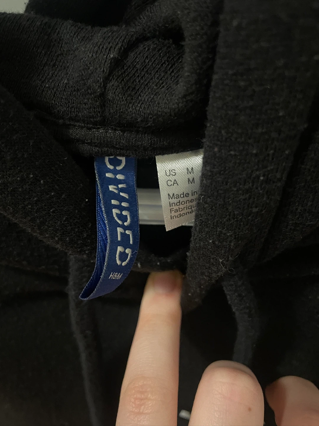 Divided H&M Black Echo Park LA California Hoodie - Size M - photo 2