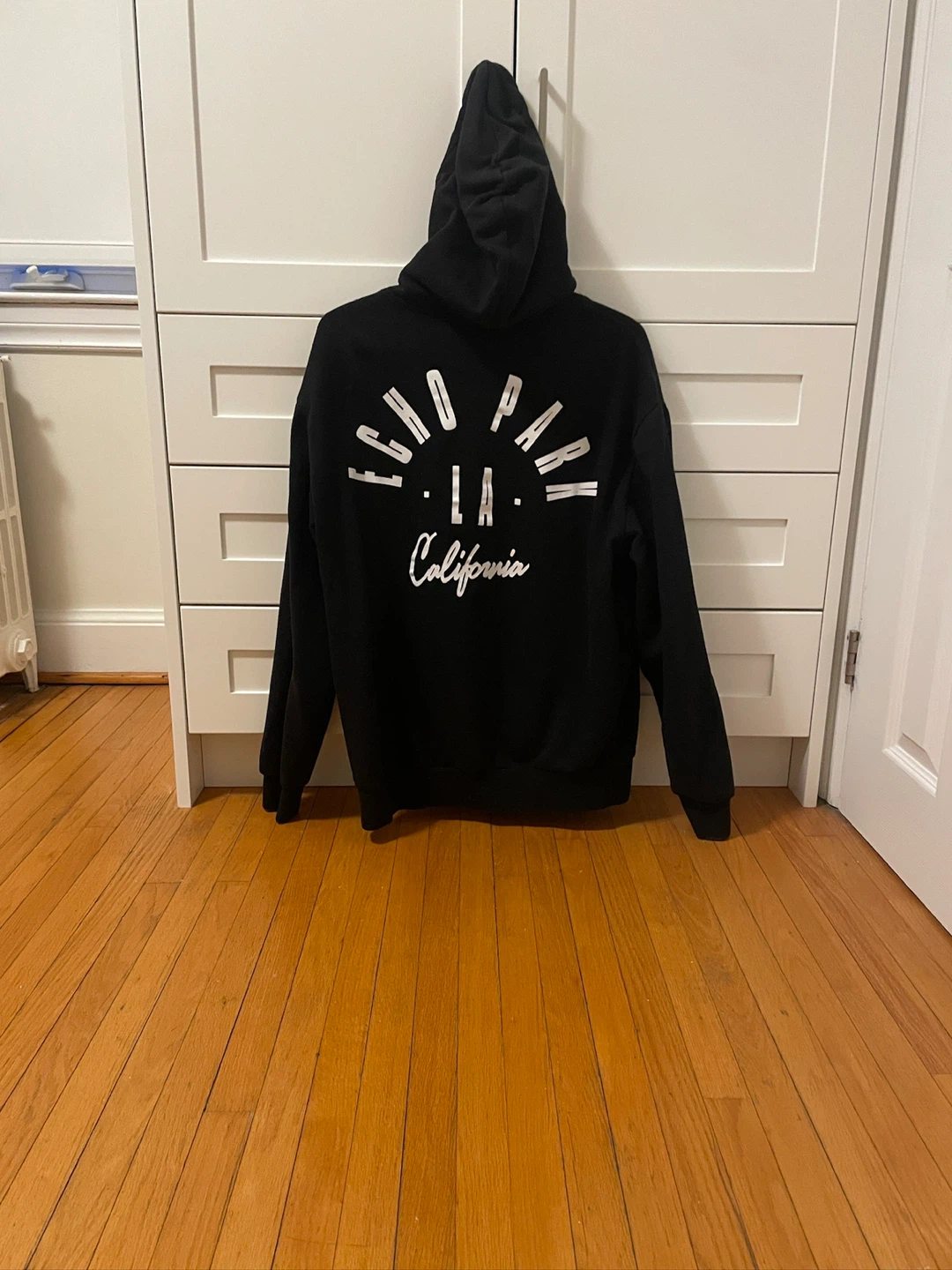 Divided H&M Black Echo Park LA California Hoodie - Size M - photo 3