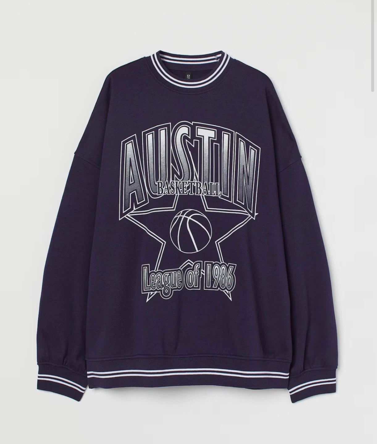 H&M Austin Basketball League 1986 Crewneck Sweatshirt