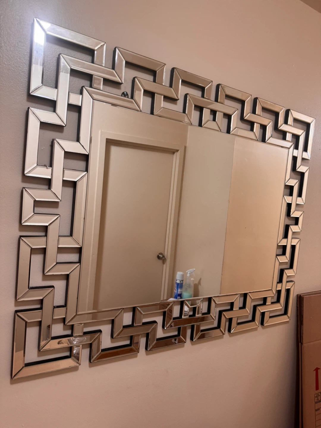 Decorative Geometric Accent Mirror - photo 2