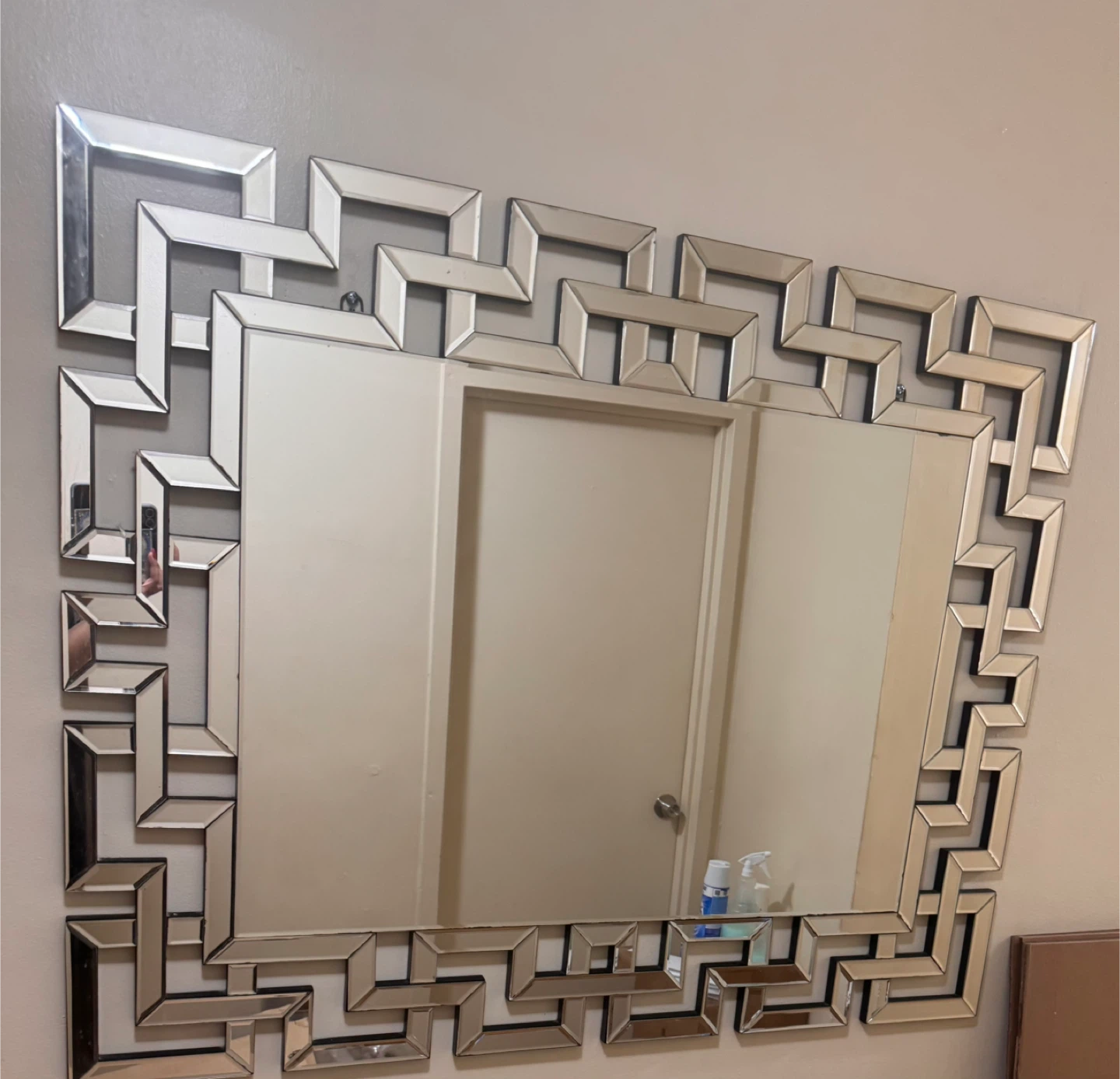Decorative Geometric Accent Mirror
