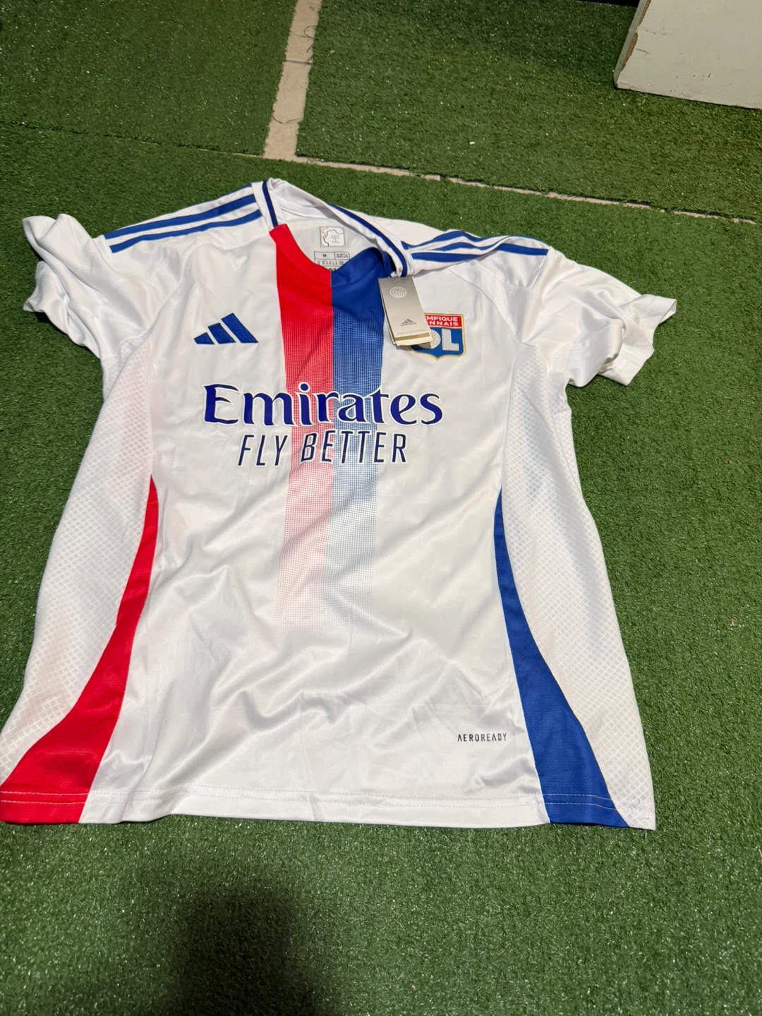 Adidas Olympique Lyonnais Jersey – Size M