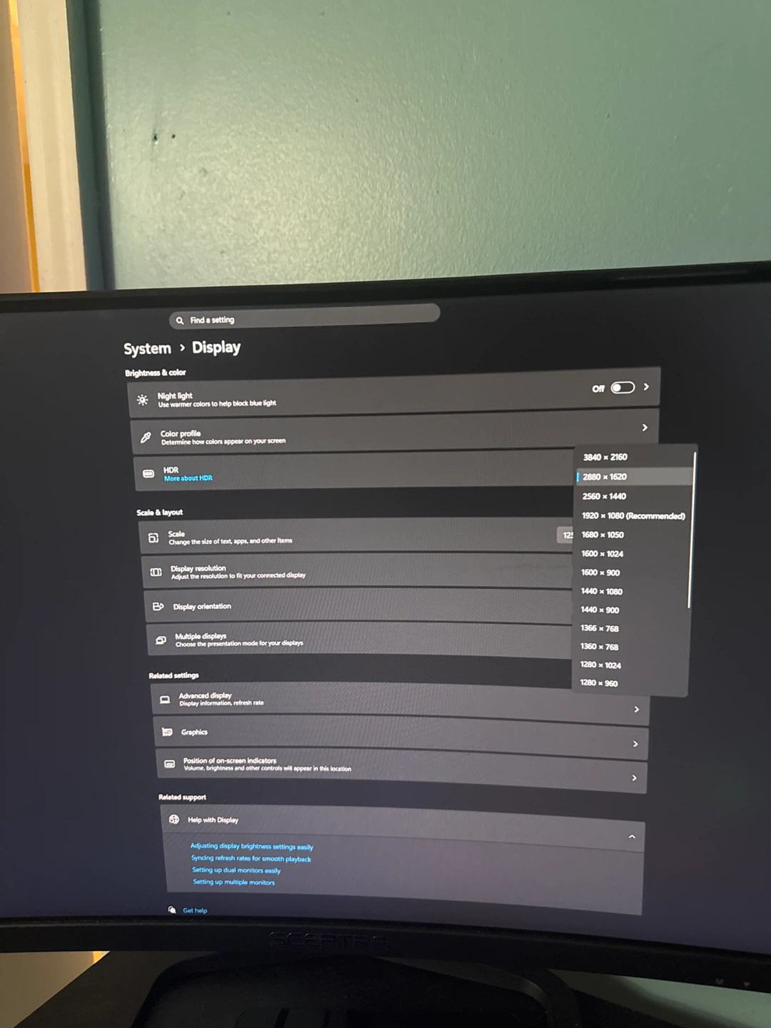 Sceptre 240Hz Gaming Monitor - photo 3