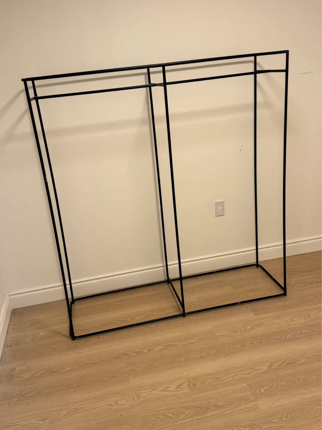 Black Metal Garment Rack