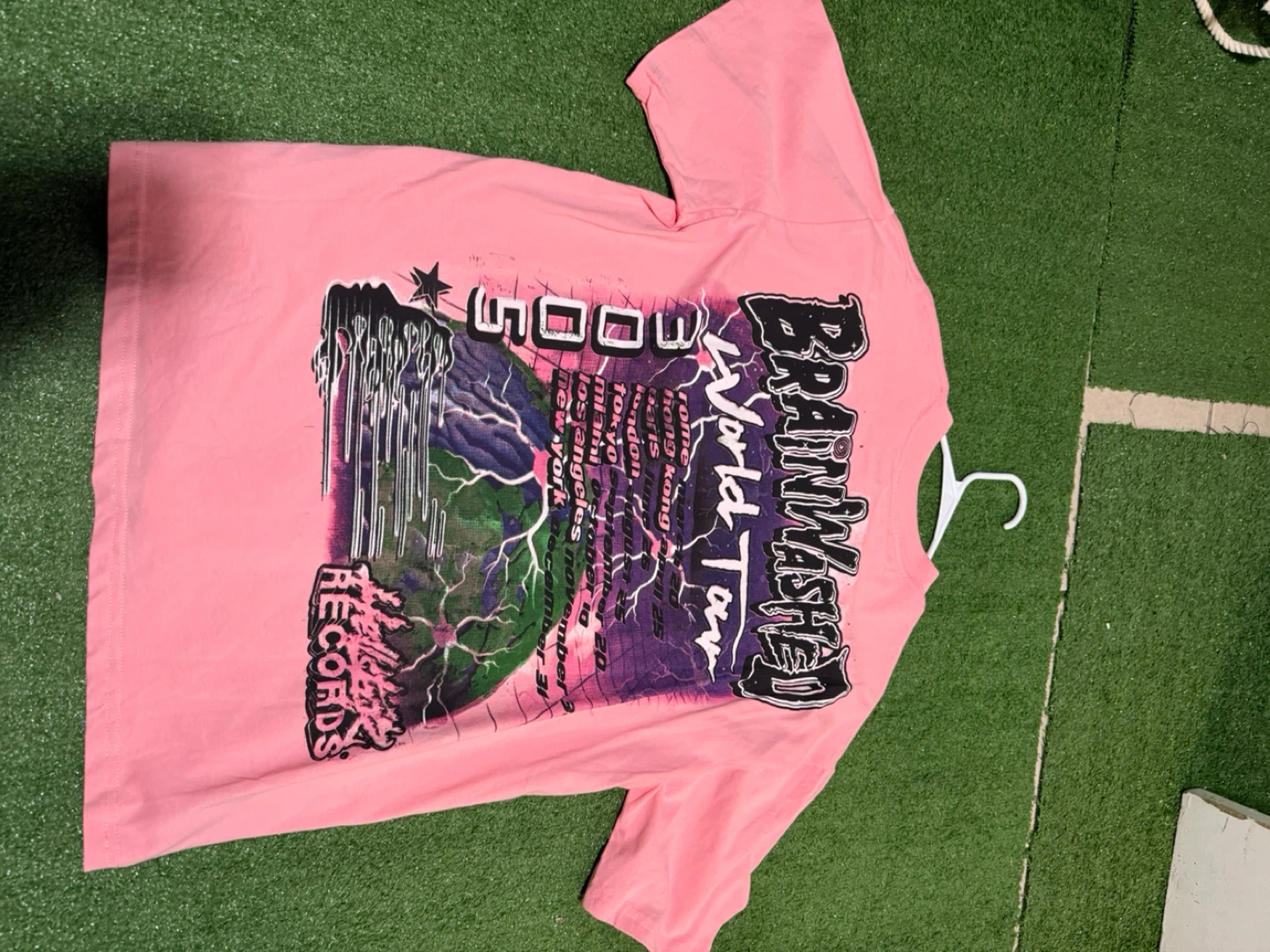 Hellstar “Brainwashed World Tour” Tee – Sizes M & L - photo 2