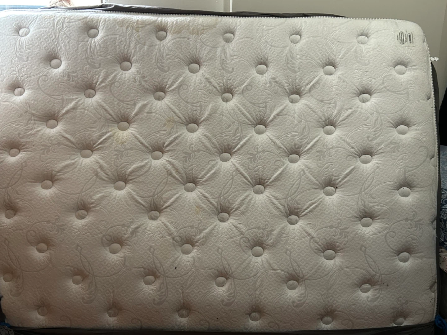 White Tufted Mattress