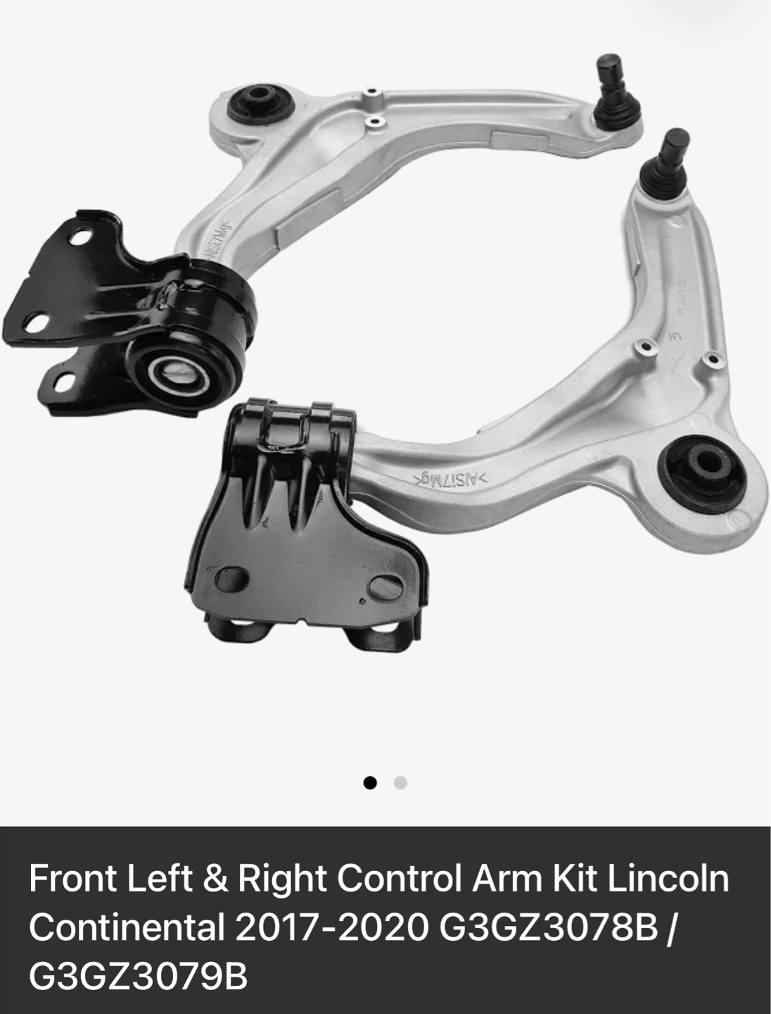 Right Control Arm Kit for Lincoln Continental 2017-2020