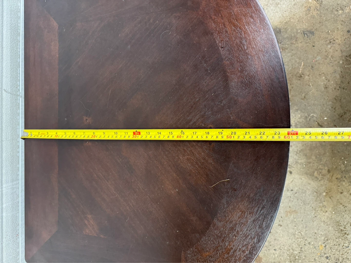 Dark Wood Tiered Side Table - photo 3