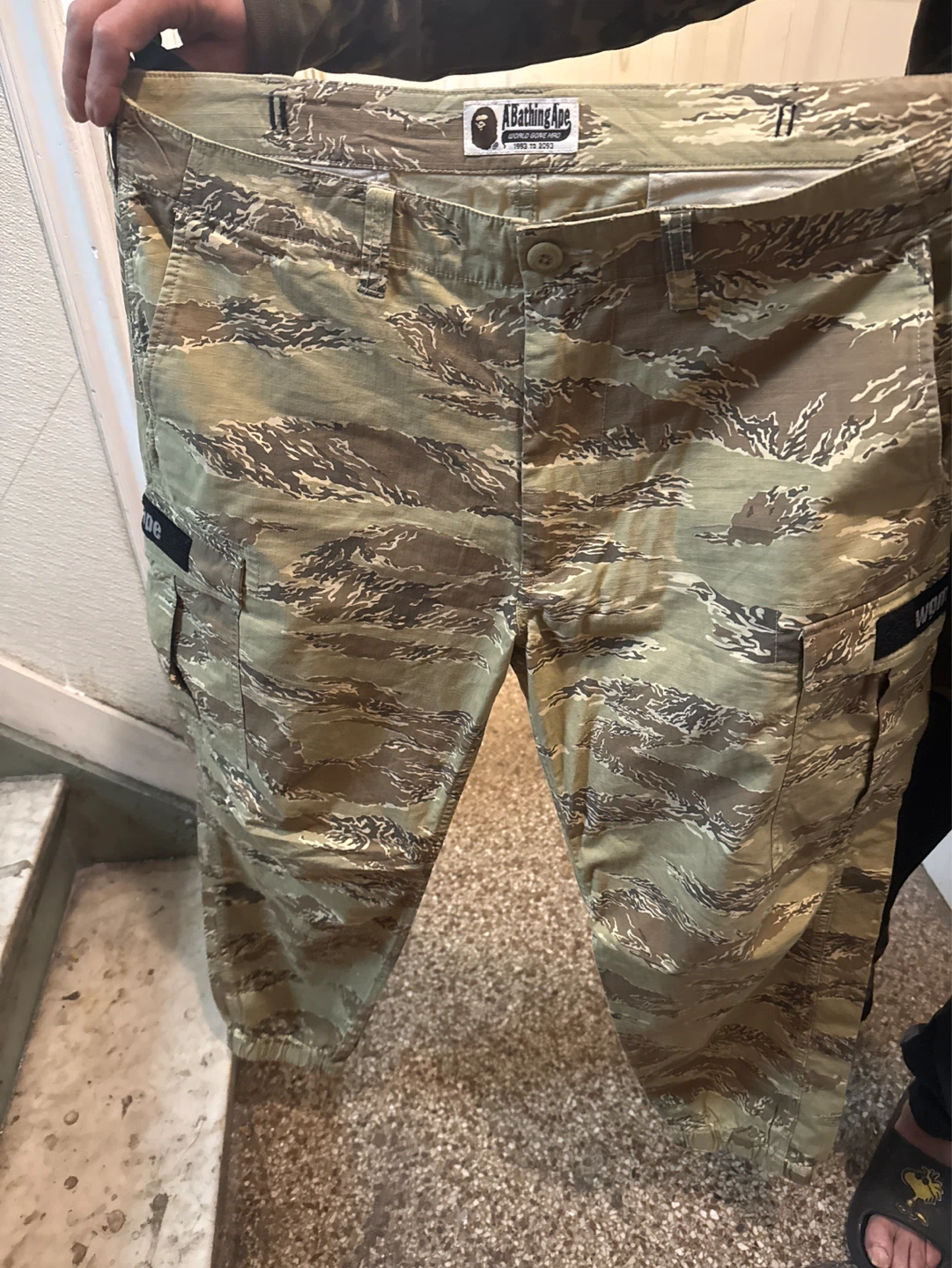 A Bathing Ape Camo Cargo Pants