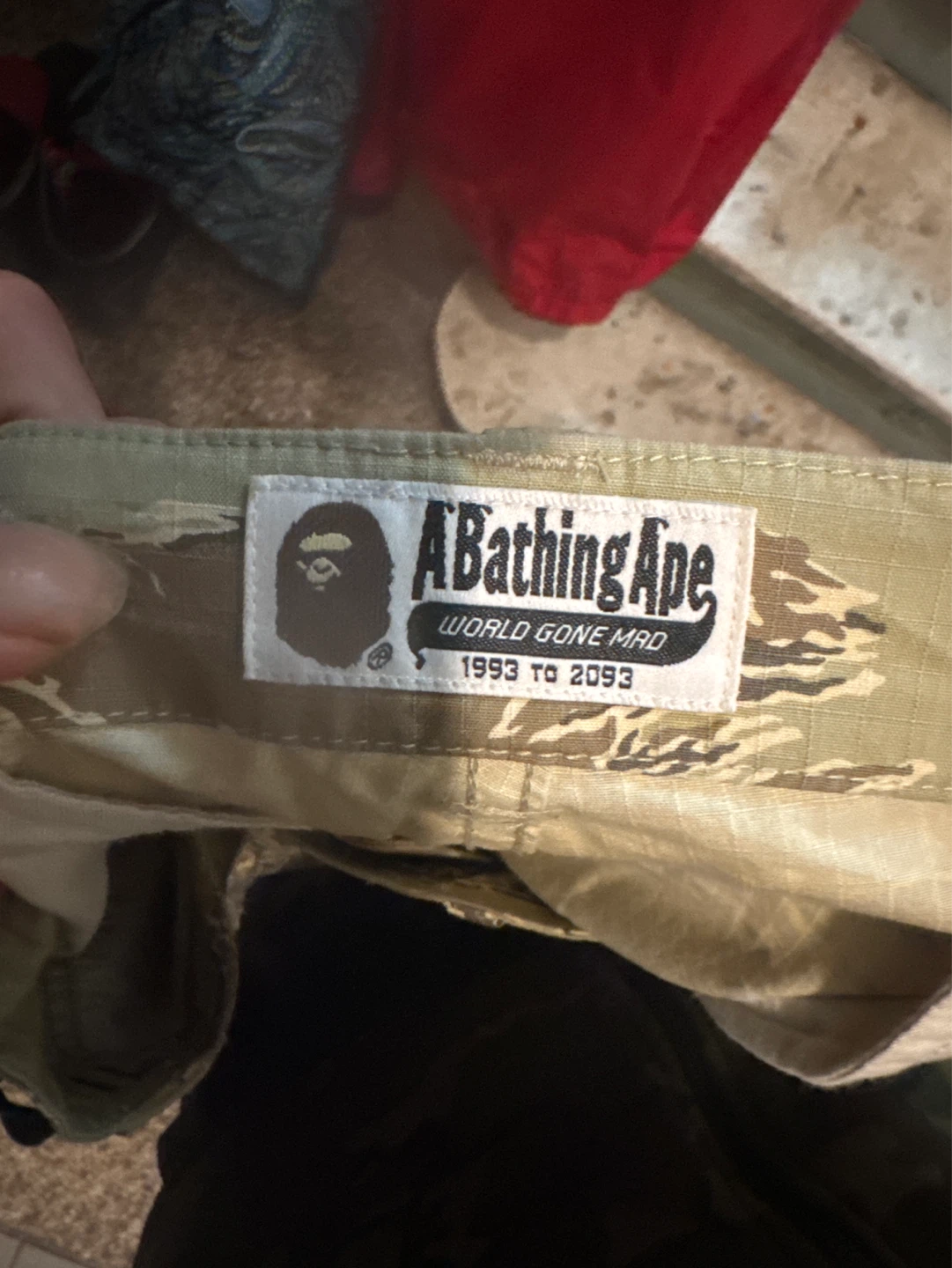 A Bathing Ape Camo Cargo Pants - photo 5