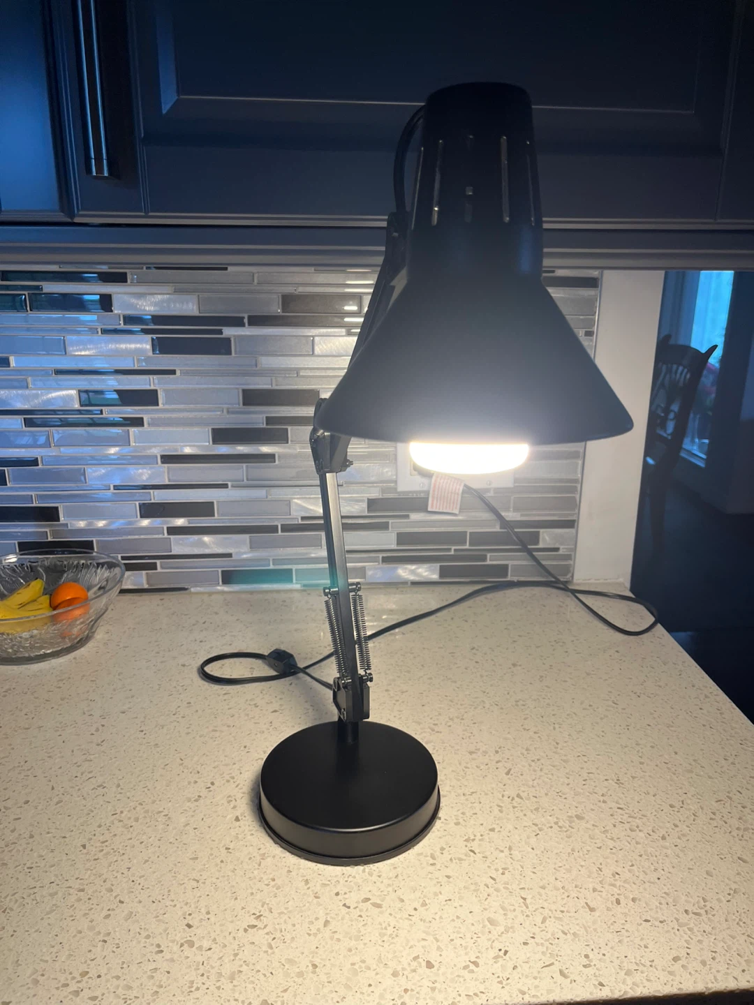 Black Adjustable Desk Lamp
