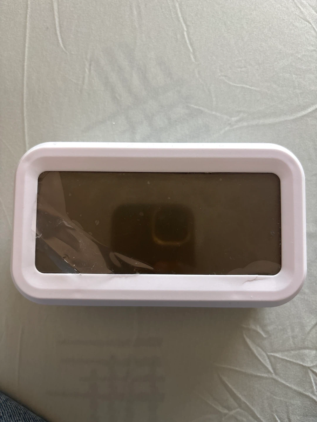 White Digital Alarm Clock
