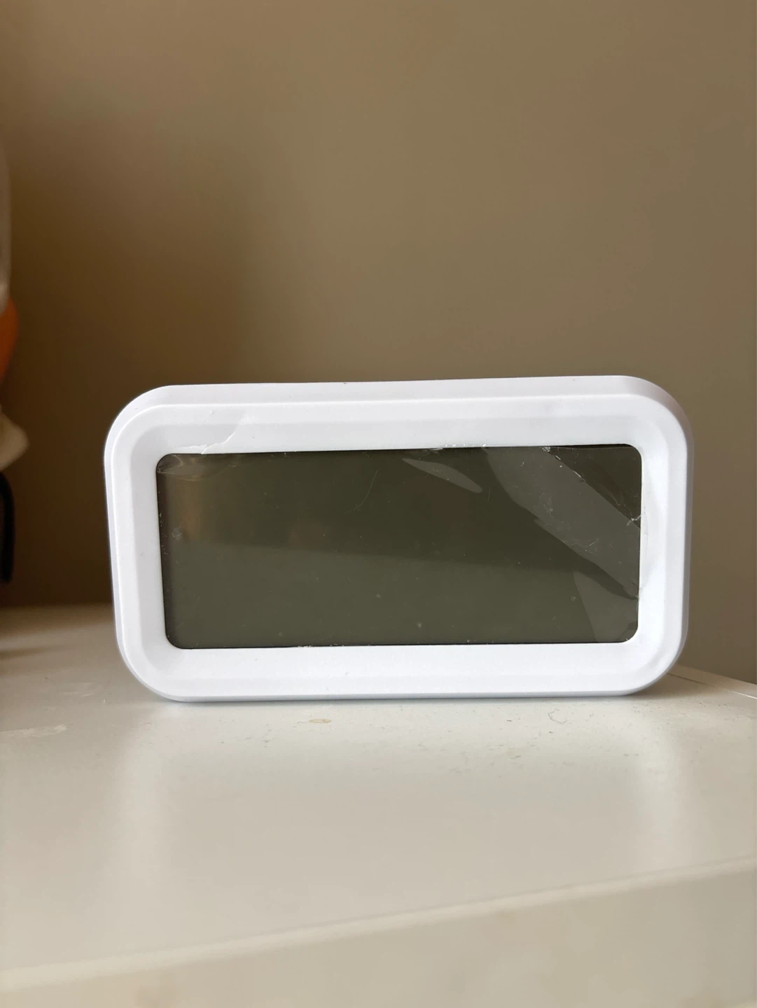 White Digital Alarm Clock - photo 3