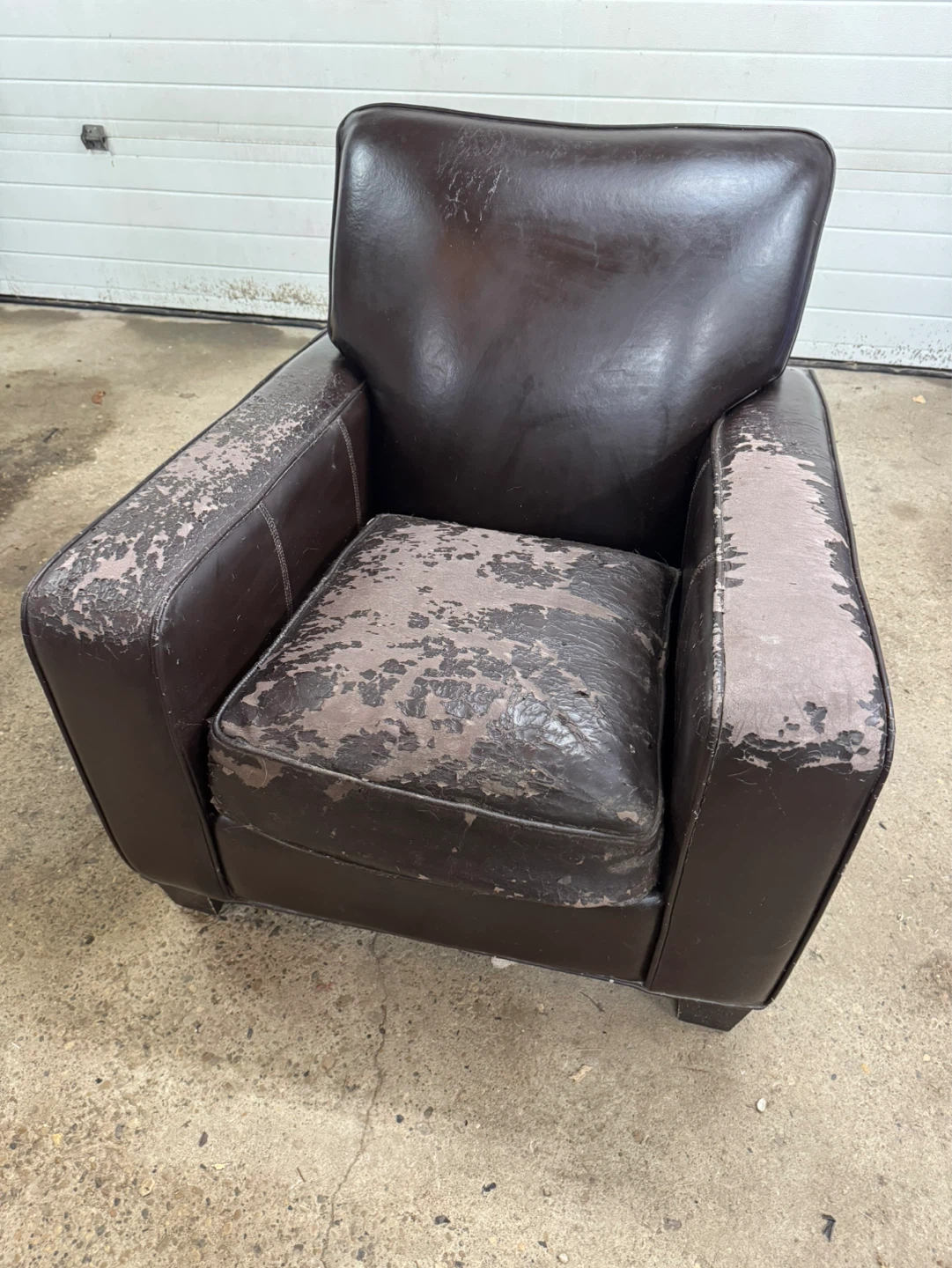 Brown Leather Armchair