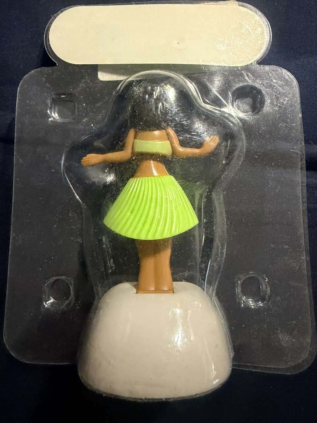 Solar Powered Dancing Hula Girl Decoration Green - photo 2