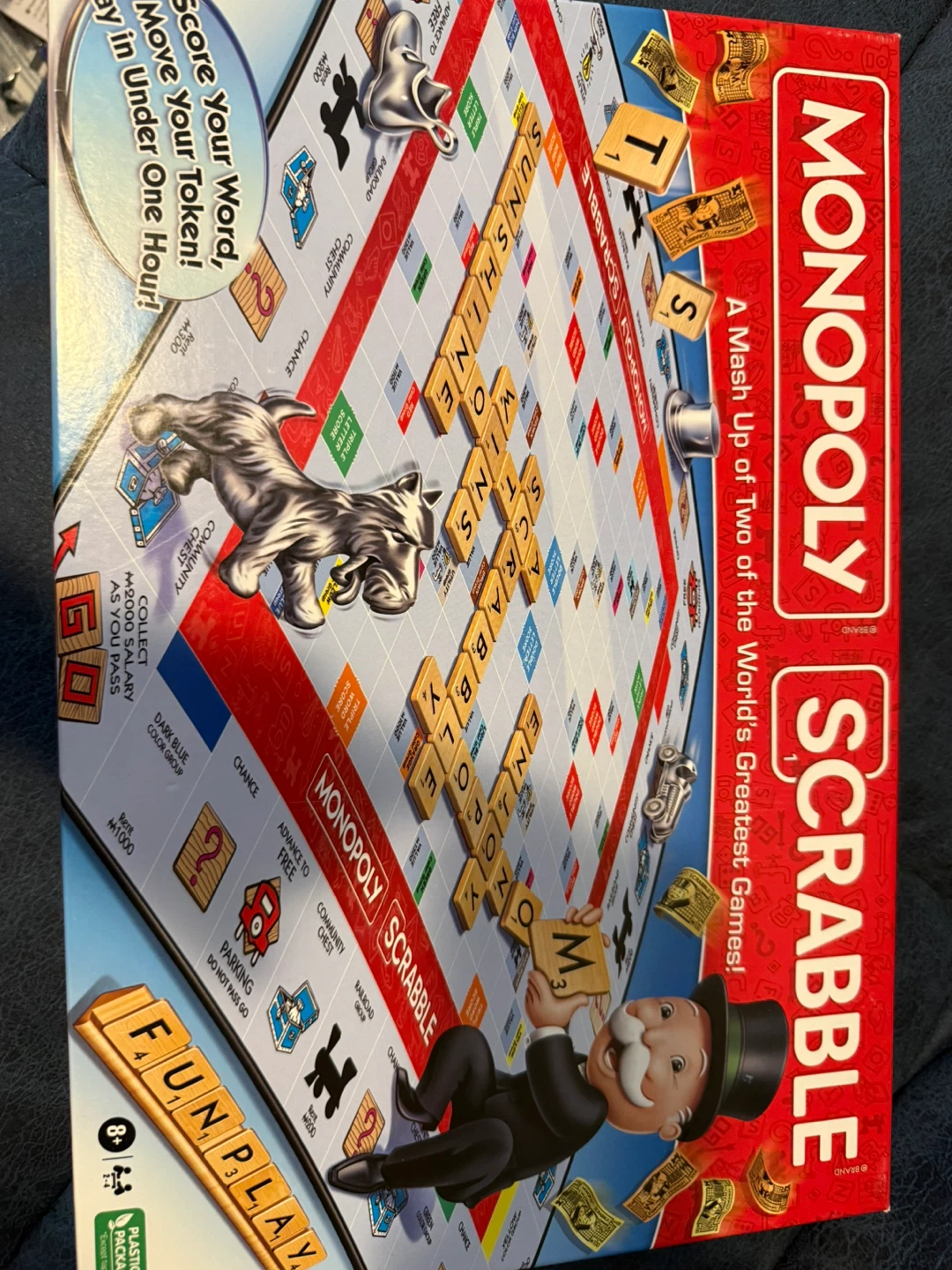Monopoly Scrabble Board Game