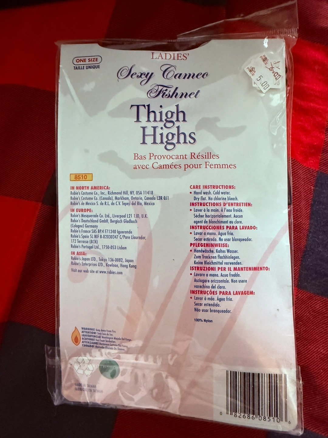 Rubie's Secret Wishes Sexy Cameo Fishnet Thigh Highs - photo 2